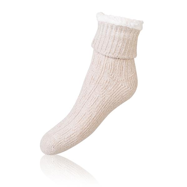 EXTRA WARM SOCKS - Extrémne teplé ponožky - béžová 36 - 37