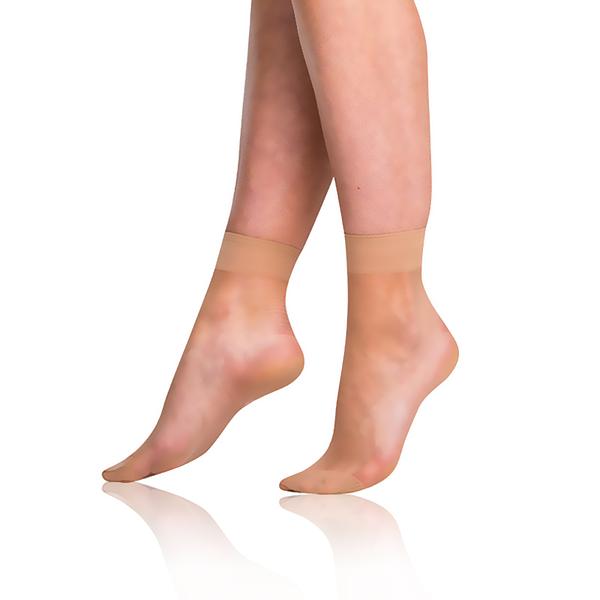 FLY SOCKS 15 DEN - Dámske silonkové ponožky - amber UNI