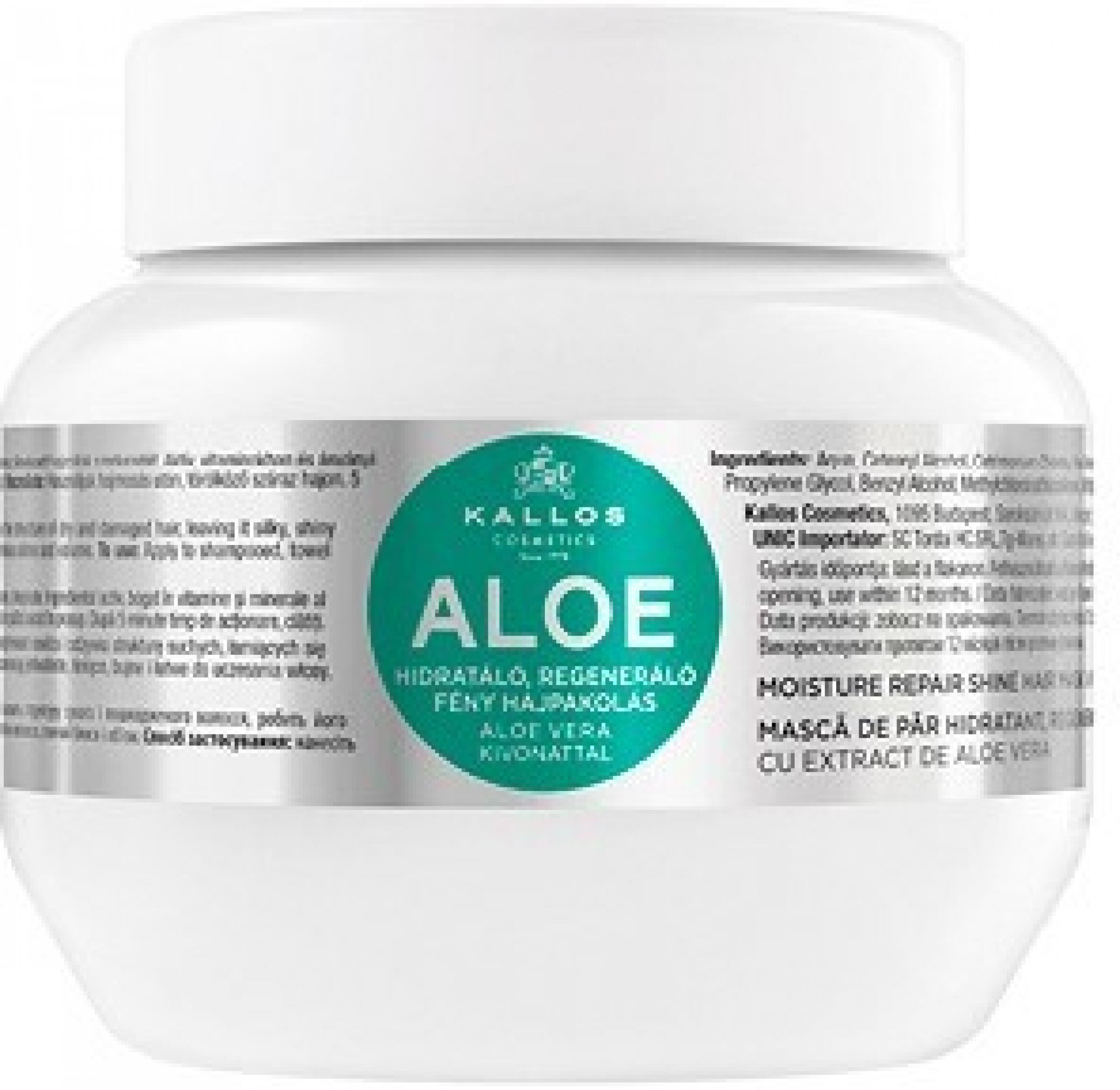 Kallos Cosmetics Kallos maska Aloe Vera Aloe Vera Moisture Repair Shine Hair Mask 275 ml
