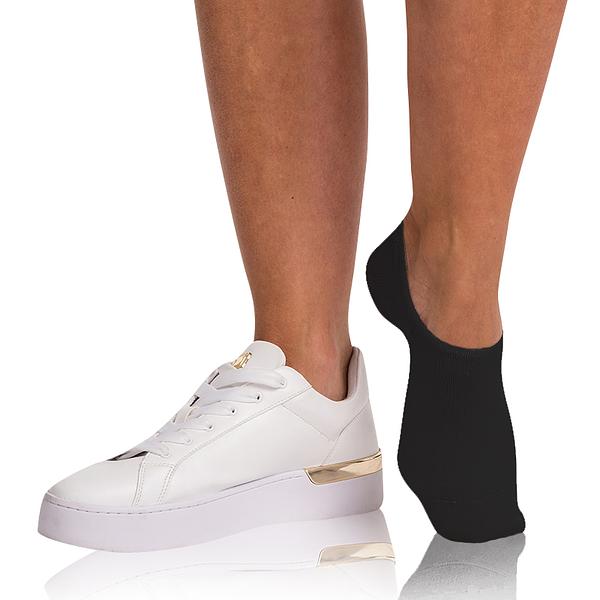 BAMBUS FOOTIES SOCKS - Bambusové veľmi nízke dámske ponožky - čierna 35 - 38