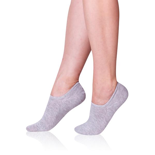 BAMBUS SNEAKER SOCKS - Unisex ponožky invisible - sivá 39 - 42