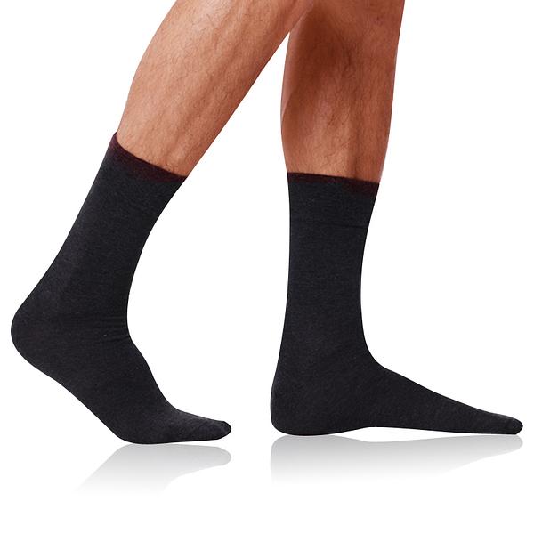 COTTON MAXX MEN SOCKS - Pánske bavlnené ponožky - šedá 39 - 42