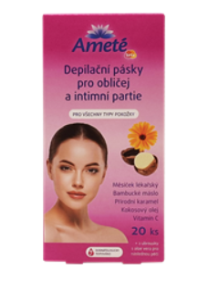 Anticol Ameté Depilačné pásky na tvár 20 ks