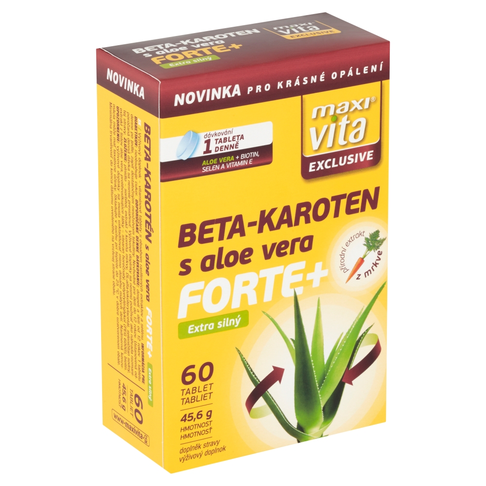 Maxi Vita betakar s aloe(60tbl/kra) for+
