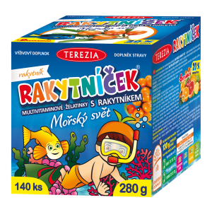 RAKYTNÍČEK želatinky MOR SVET(140ks/kra)