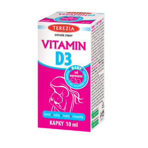 TEREZIA Vitamín D3 400 IU 10ml kvapky