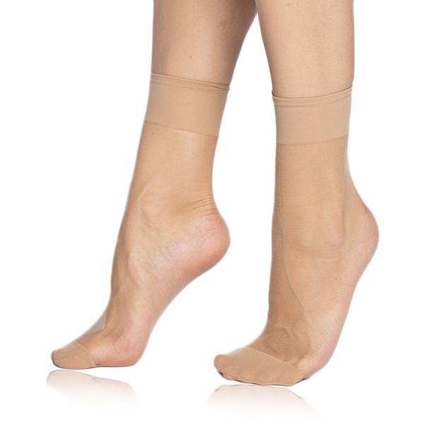 FLY SOCKS 15 DEN - Dámske silonkové ponožky - almond UNI