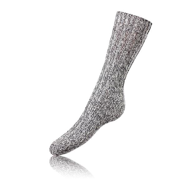 NORWEGIAN STYLE SOCKS - Zimné unisex ponožky - šedá 35 - 38