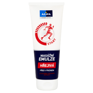 Alpa masážna emulzia 210ml hrejivá