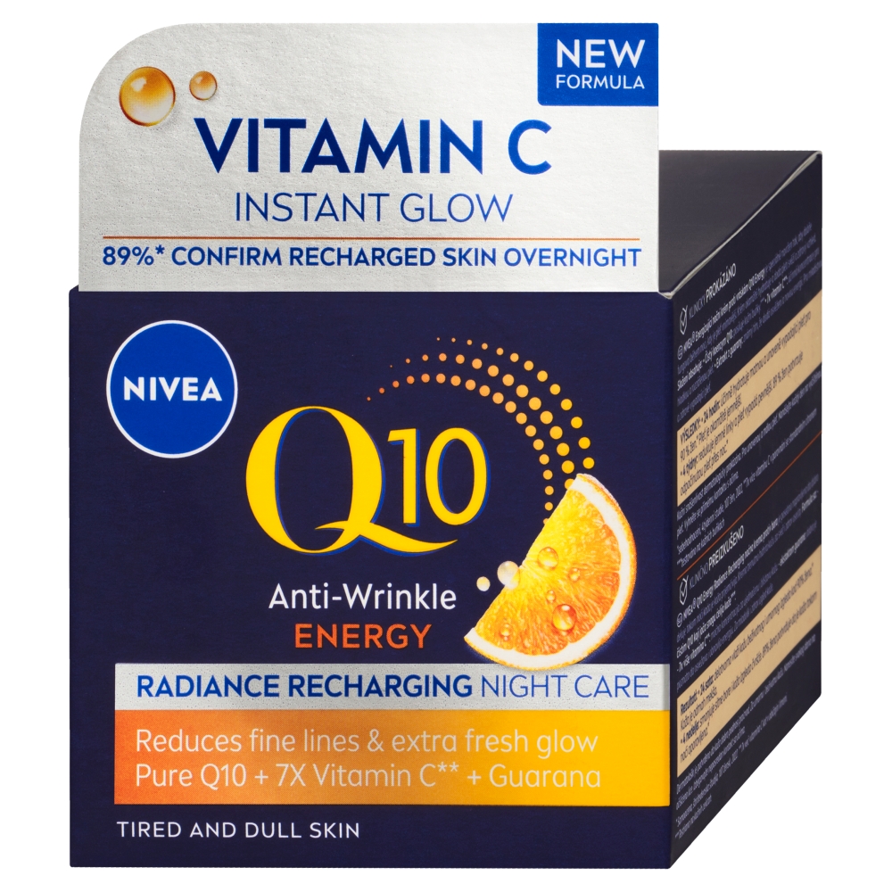 Nivea Q10 nočný krém 50ml Energy