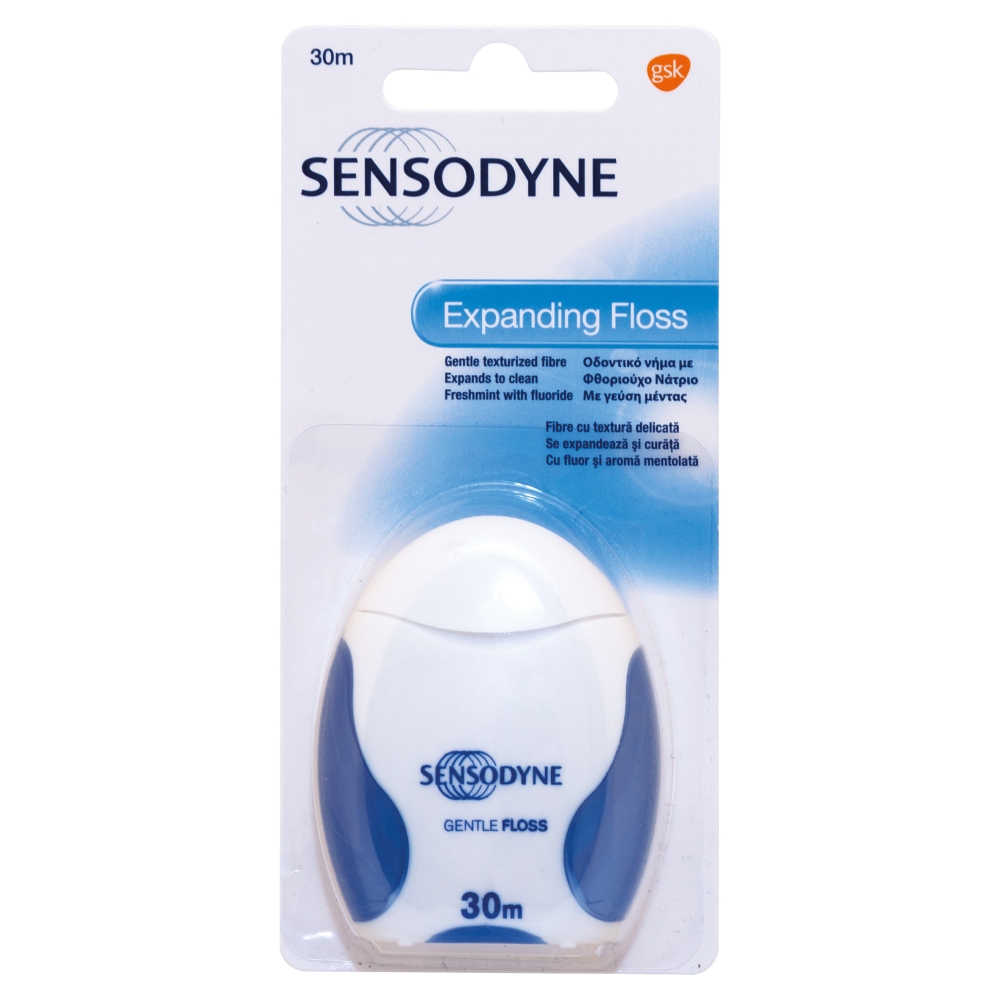 Glaxo Smithkline Sensodyne zubná niť 30m expandujúca