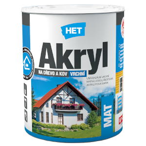 Akryl Mat 0,7kg 0845 červenohnedá