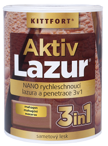 Aktivlazur Nano 0,75l mahagón