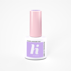 hi hybrid UV gél lak Clear Lavender 301