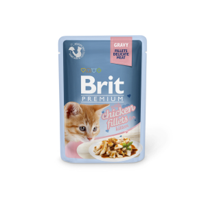 Brit Premium vrecko 85g Kitten kuracie