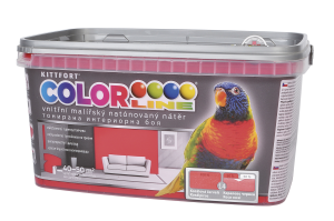 Colorline 4kg farebný koralová červeň 14