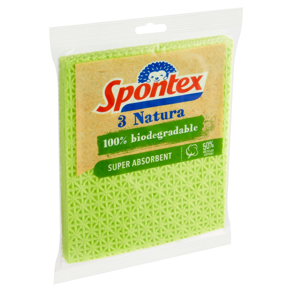 Spontex hubová utierka Natura (3ks/bal)