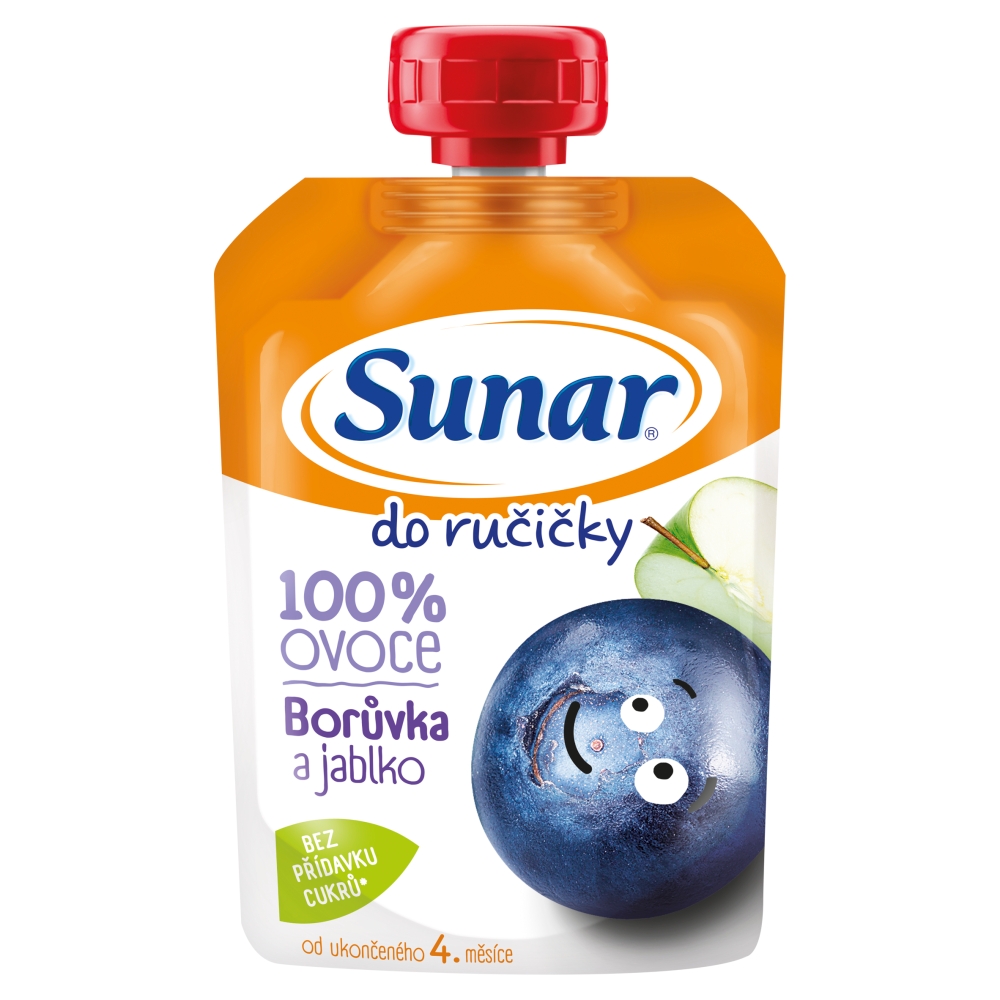 Sunar do ručičky 100g čučoriedka 4m+