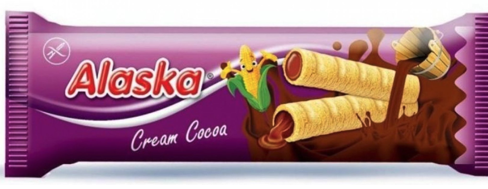 Alaska Kukuričné trubičky kakaový krém 18 g