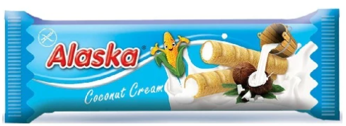 Alaska kukuričné trubičky kokosové 18g