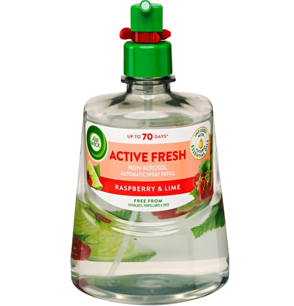 Air Wick Active Fresh náplň 228ml Malina & Limetka