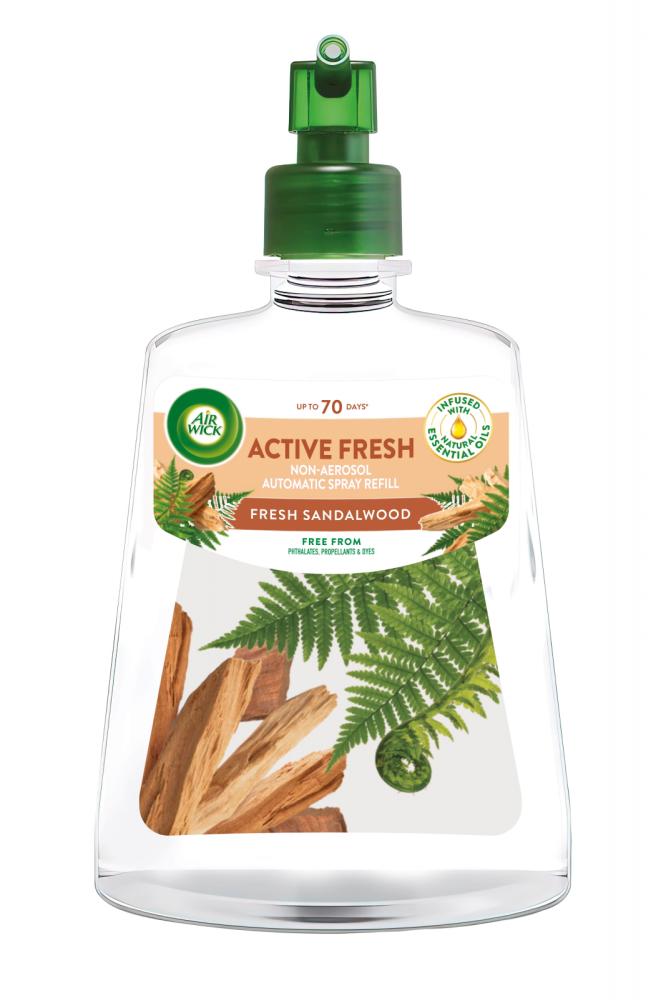 Air Wick Active Fresh náplň 228ml Santalové drevo