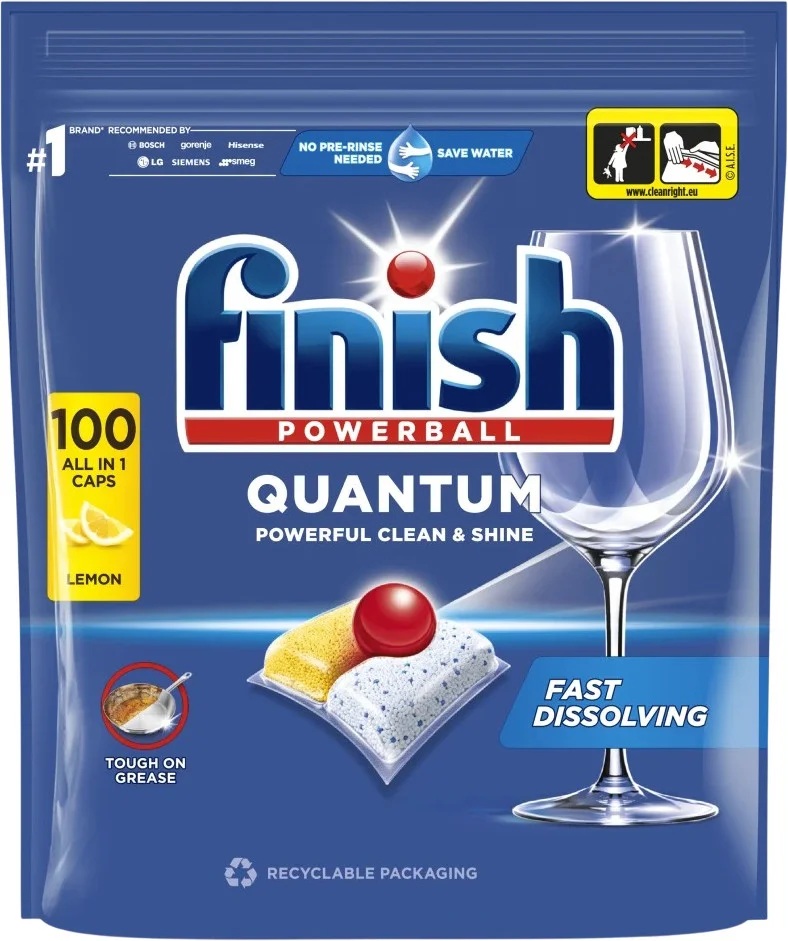 Finish tabs QUANTUM 100ks Lemon