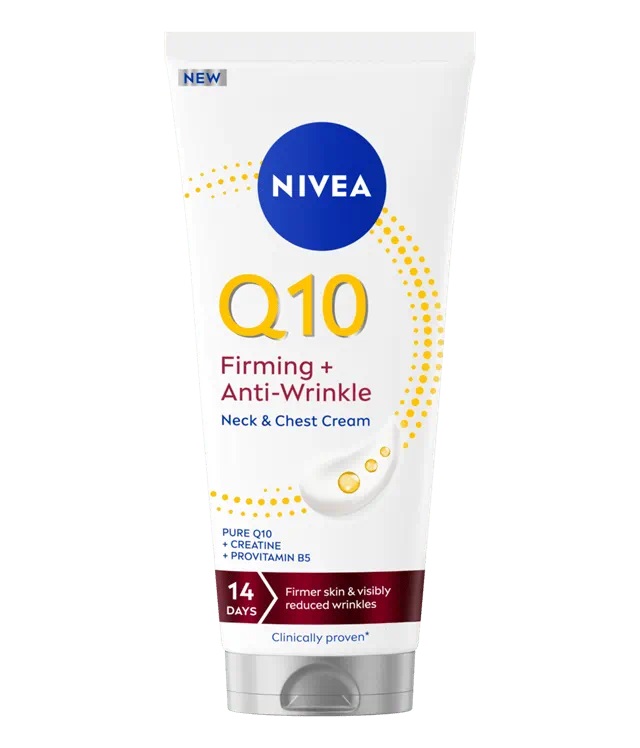 Nivea krém na krk a dekolt 200ml Q10 Spevňujúce Anti-Wrinkle