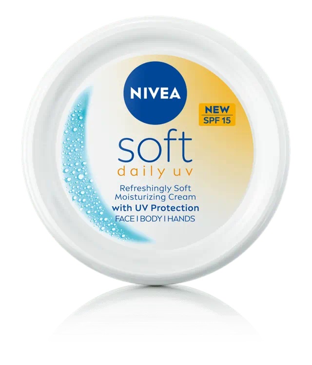 Nivea krém Soft kelímok 100ml Denný s UV ochranou SPF 15
