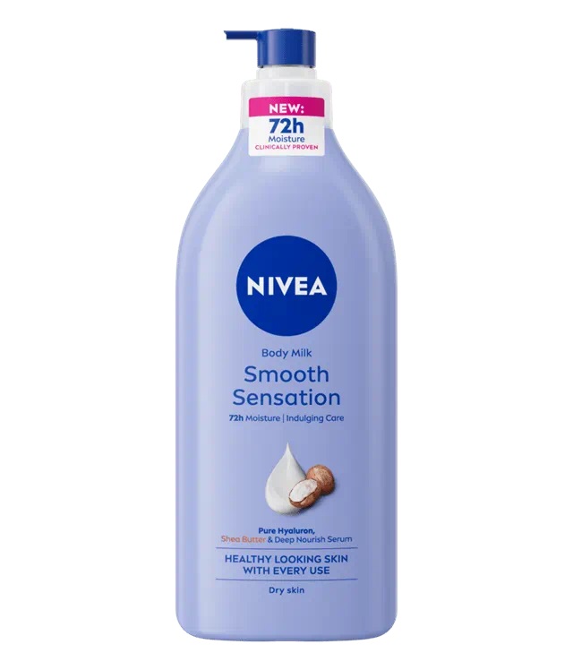 Nivea Telové mlieko 625ml Smooth Sensation PUMPA