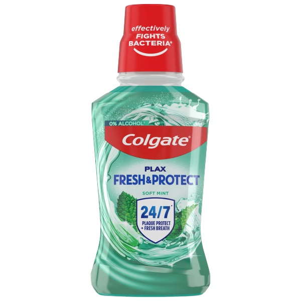 Colgate ústna voda 250ml Fresh & Protect Soft Mint