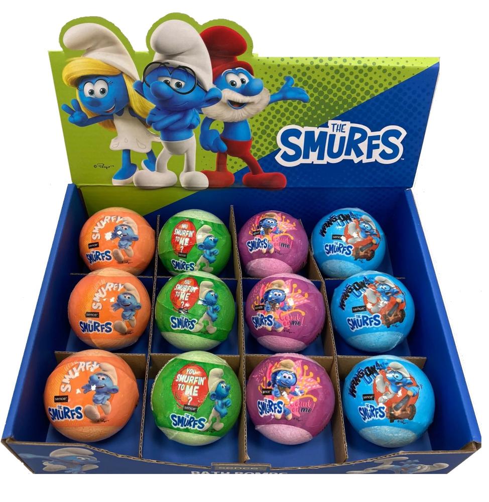 Mix Kids: Šmolkový displej 12ks 100g (MIX 4 druhy) Blue+Green+Pink+Orange
