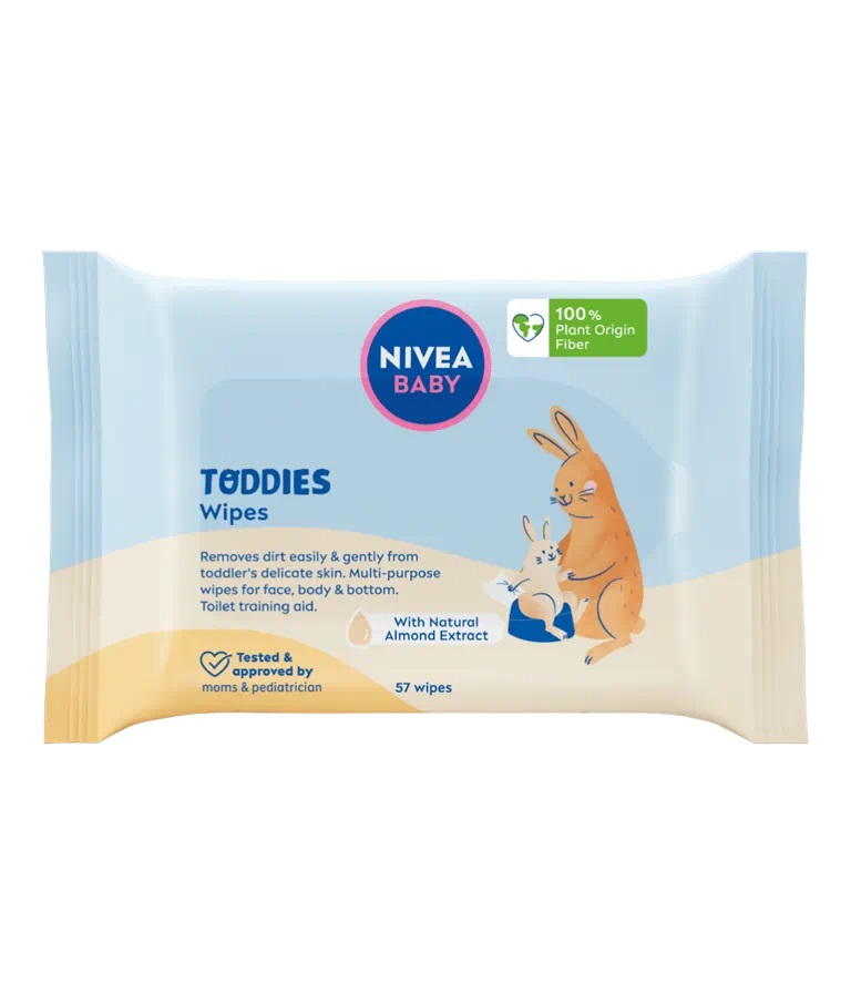 Nivea Baby obrúsky 57ks Toddie