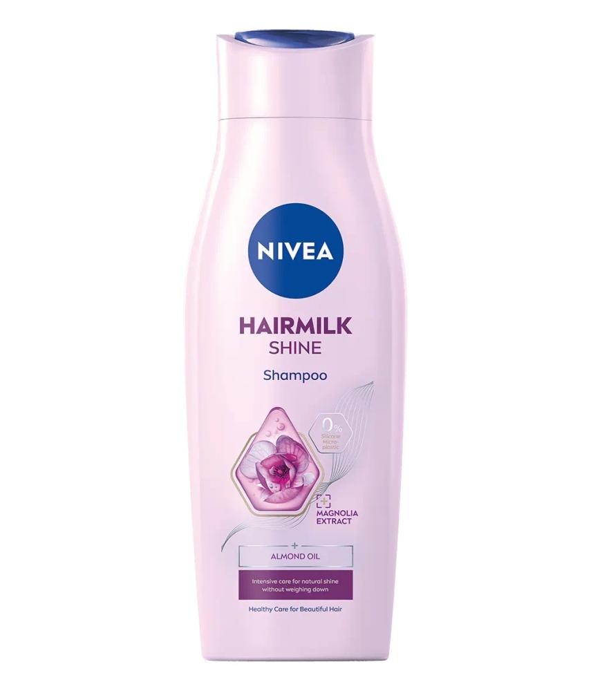 Nivea Šampón WOMEN 400ml Hairmilk Shine