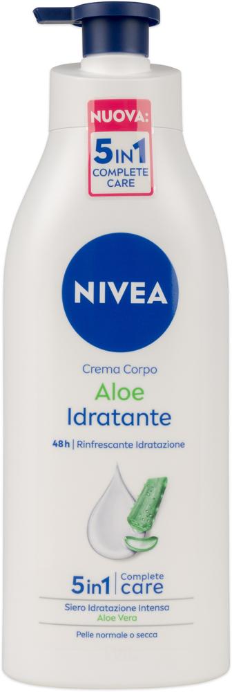 Nivea Telové mlieko 500ml 5in1 Hydrating Aloe vera PUMPA