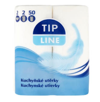 Tip Line kuch utierky (2ks/fol) 2vrstvové