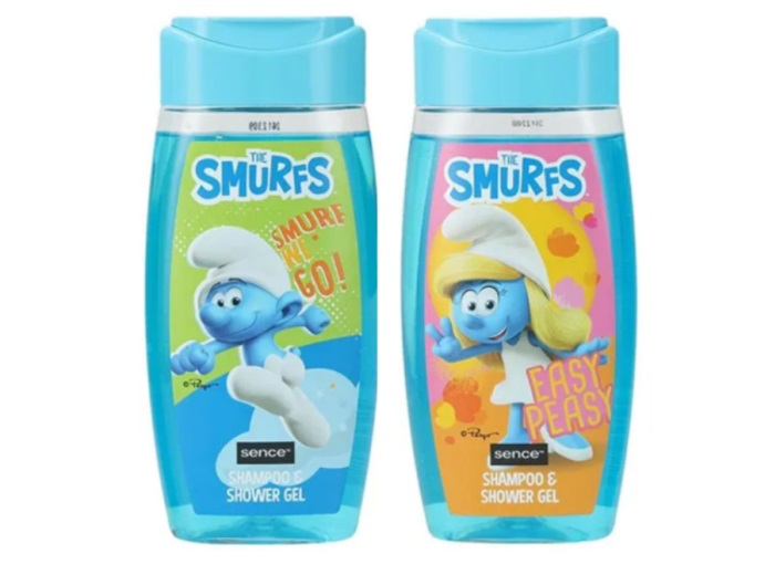Mix Kids: Šmolkovia SG & Šampón 210ml MIX Pink + Green