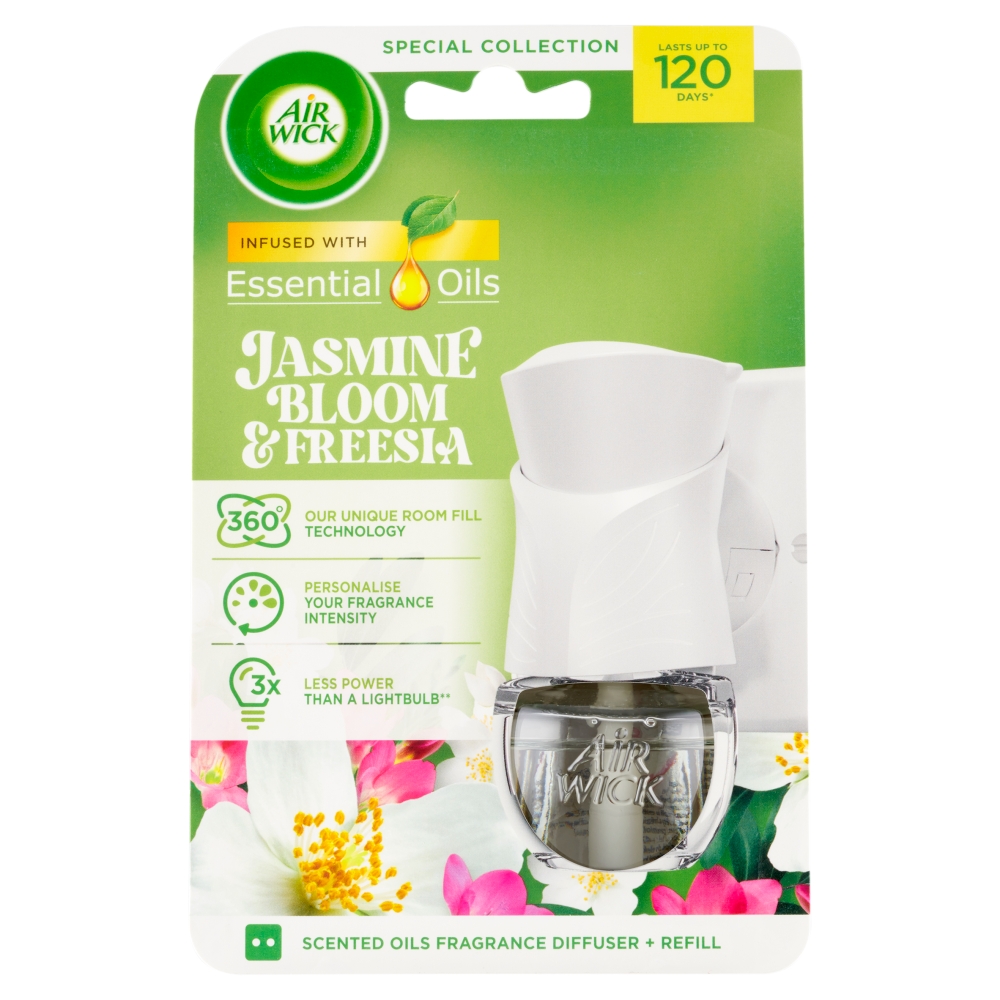 Air Wick Electric Strojček + 19ml Jazmínové kvety a frézie