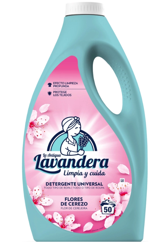 Lavandera čerešňové kvety prací gél 2,5 l, 50 dávok