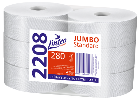 Linteo JUMBO Standard 280 2vr. celulóza, 210m (6ks)