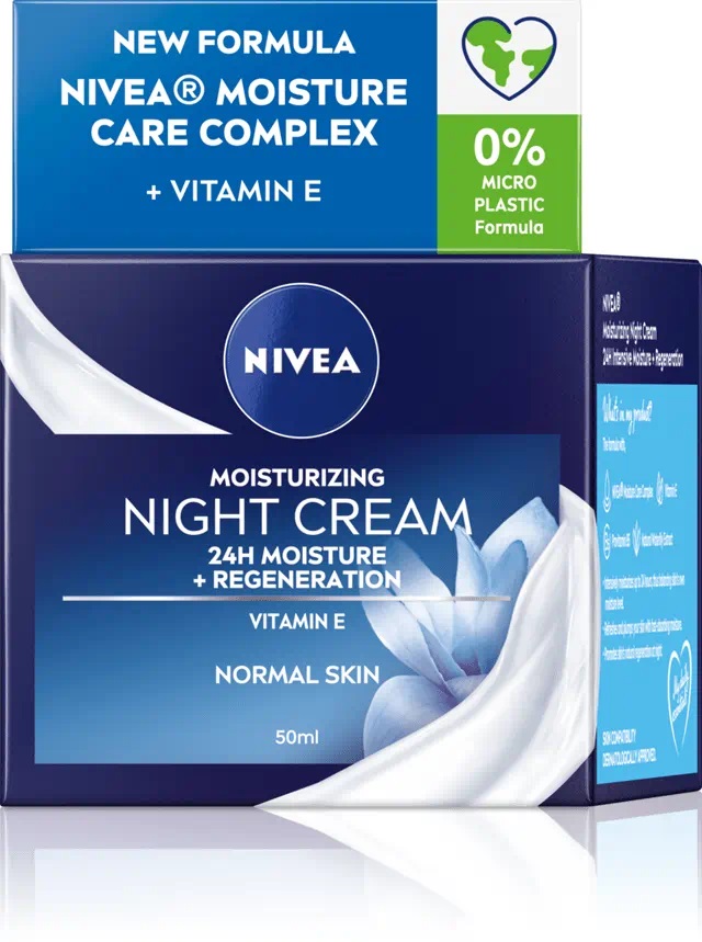 Nivea krém ESSENTIALS 50ml Zvláčňujúci Nočný krém