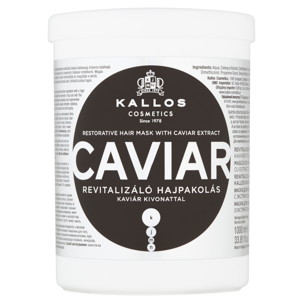 Kallos CAVIAR Restorative Hair Mask 1000 ml