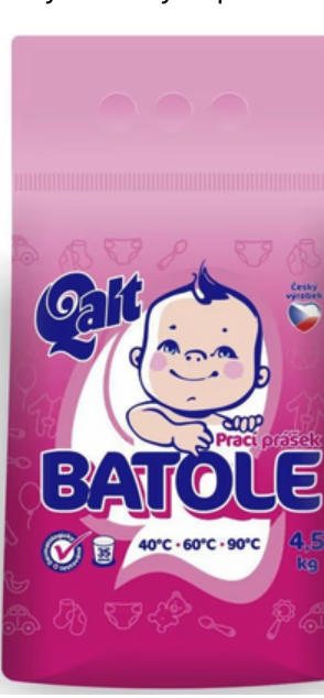 Qalt Batoľa prací prášok pre detskú bielizeň 4,5 kg 35pd