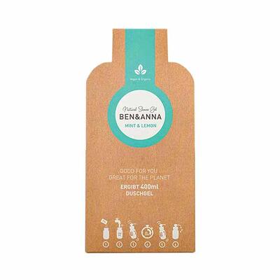 BEN&ANNA Sprchový gél v zrniečkach MINT&LEMON, 2 × 20 g (=2 x 200ml)