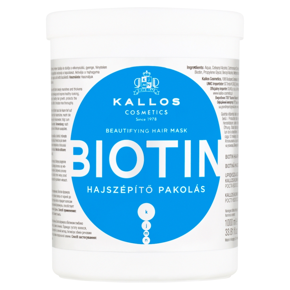 Kallos Biotín Hair Mask 1000 ml