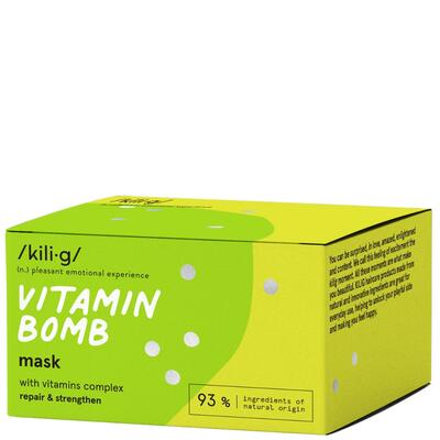 POSILUJÚCA MASKA NA VLASY VITAMIN BOMB S VITAMINOVÝM KOMPLEXOM