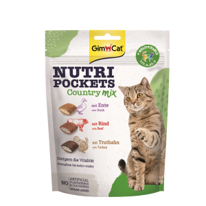 Gimcat Nutri vankúšiky 150g Country mix
