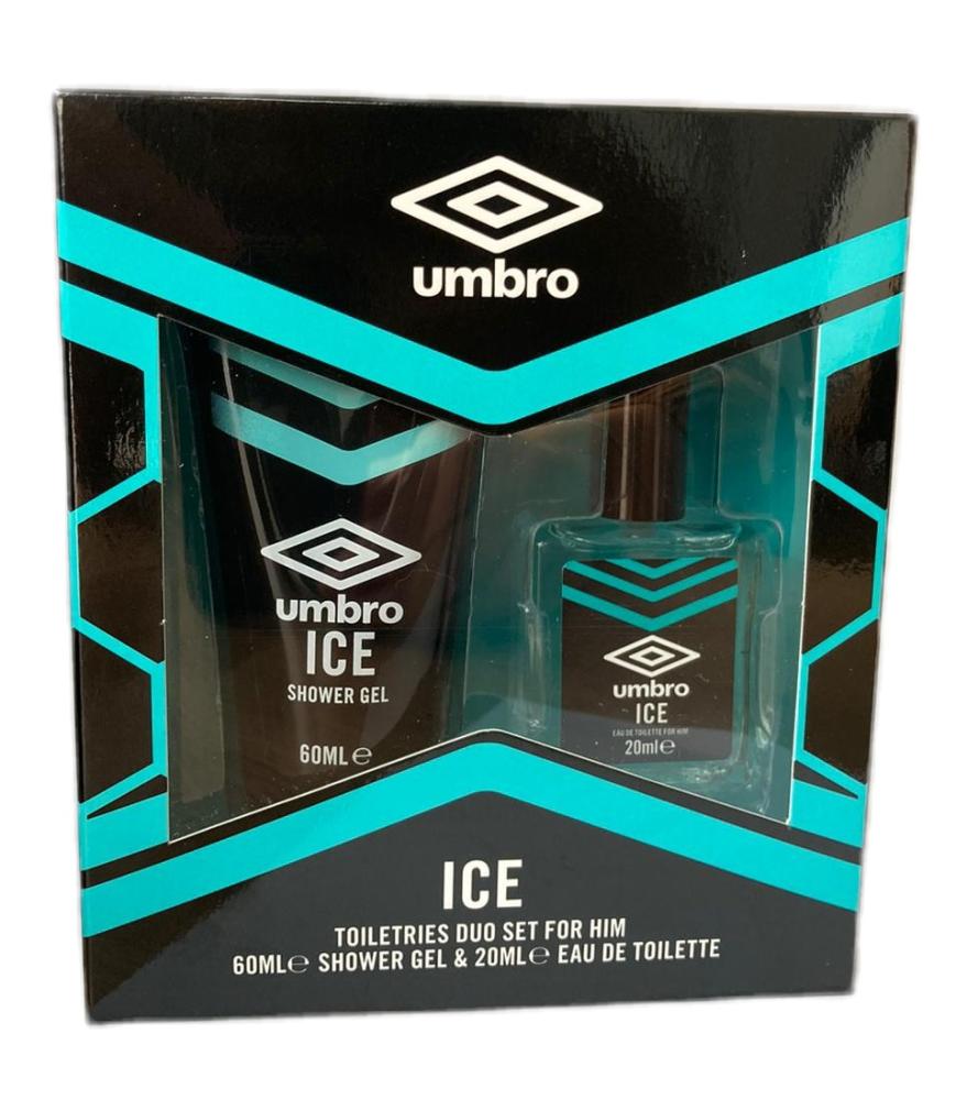 Cestovná Kazeta Umbro Ice EDT Muži 20ml + sprchový gél 60ml