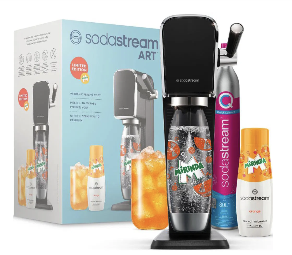 SodaStream ART Black MIRINDA Mpack