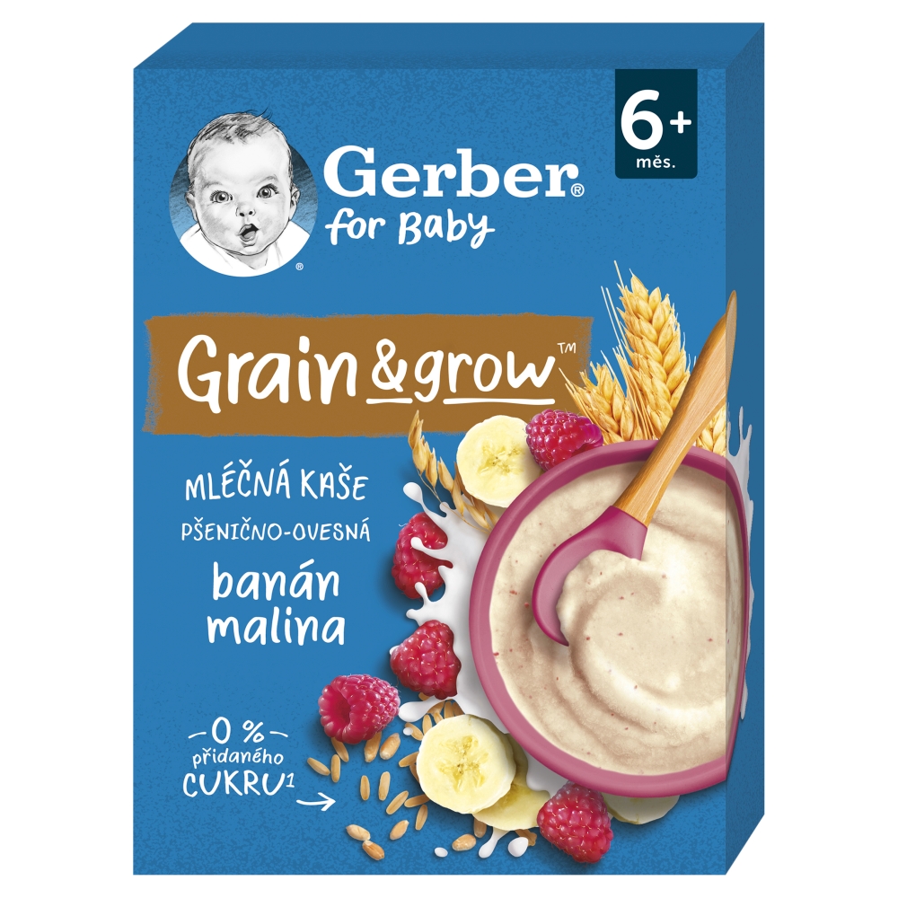 GERBER Ml kaša 200g pšen-ovos ban mal